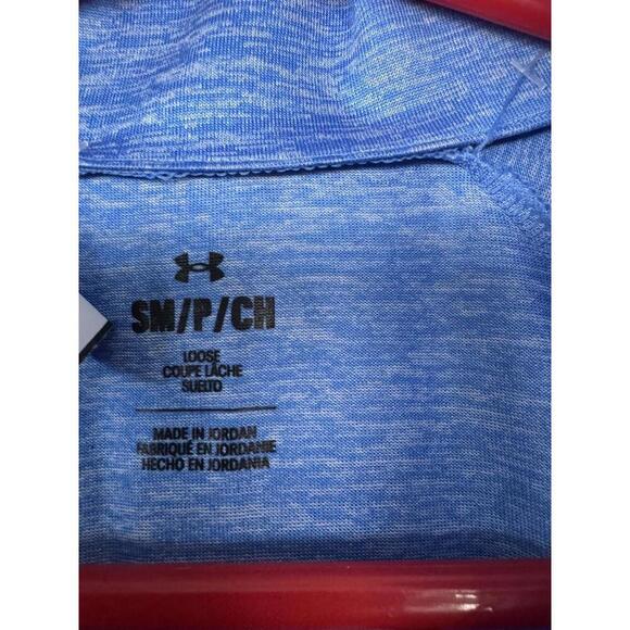 Under Armour Women's Small Blue Quarter Zip Long Sleeve New with tags - Picture 2 of 3